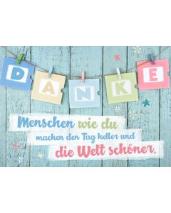 Postkarte 'Heller und schöner' 1EX