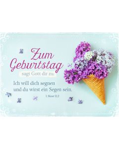 Postkarte 'Zum Geburtstag - Segen' 1EX