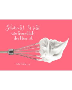 Postkarte 'Schmeckt & seht' 1EX