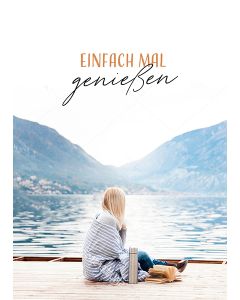 Postkarte 'Einfach mal genießen' 1EX