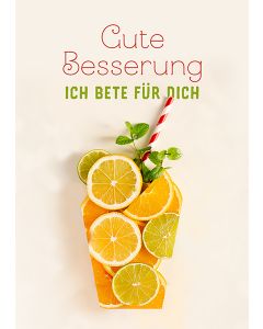Postkarte 'Gute Besserung - Ich bete für dich' 1EX