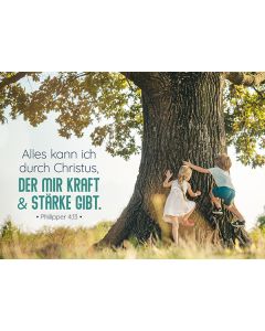 Postkarte 'Alles kann ich durch Christus, der mir Kraft & St