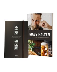 Paket: Sachbuch "MASS HALTEN" plus Tagebuch "MEIN BIER"