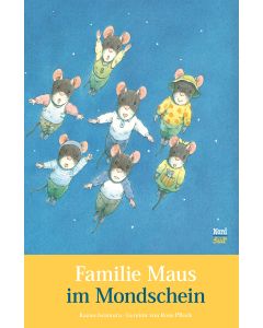 Familie Maus im Mondschein