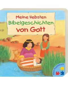 Mein Puzzlebuch: Meine liebsten Bibelgeschichten von Gott