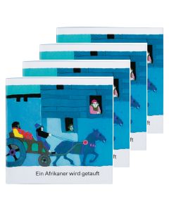 Ein Afrikaner wird getauft (4er-Pack)