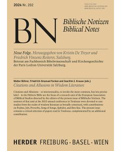 Citations and Allusions in Wisdom Literature