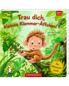 Trau dich, kleines Klammer-Äffchen!