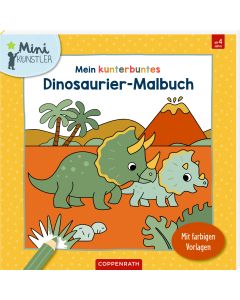 Mein kunterbuntes Dinosaurier-Malbuch