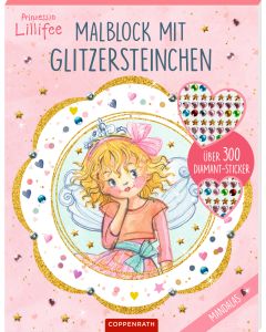 Malblock mit Glitzersteinchen: Mandalas