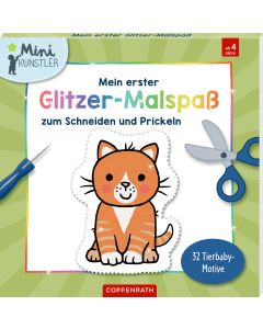Mein erster Glitzer-Malspaß zum Schneiden und Prickeln