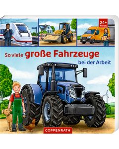 So viele große Fahrzeuge bei der Arbeit