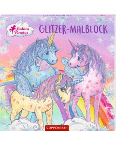 Glitzer-Malblock (Einhorn-Paradies)