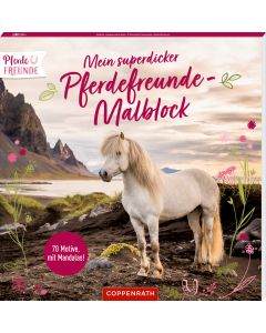 Mein superdicker Pferdefreunde-Malblock