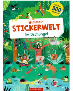 Wimmel-Stickerwelt – Im Dschungel