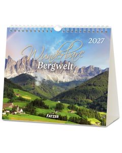 Wunderbare Bergwelt 2027 – Tischkalender