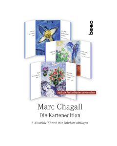 6er-Set Altarfalzkarten »Marc Chagall«