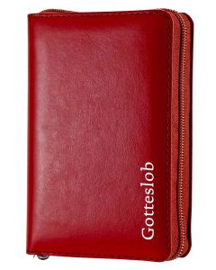 Taschenausgabe »Gotteslob«, Rubinrot mit Reißverschluss