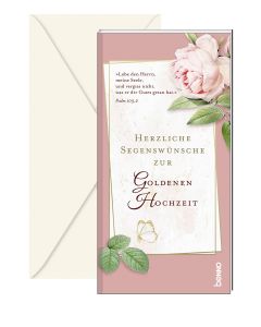 Herzliche Segenswünsche zur Goldenen Hochzeit