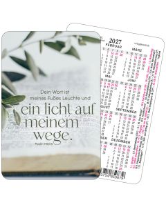 Dein Wort ist meines Fußes Leuchte 2027