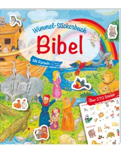 Wimmel-Stickerbuch: Bibel