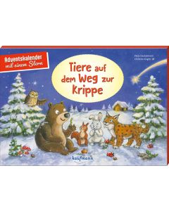 Tiere auf dem Weg zur Krippe