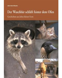 Der Waschbär schläft hinter dem Ofen