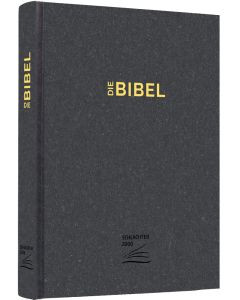 Schlachter 2000 Bibel – Schreibrandausgabe (Hardcover, anthrazit)