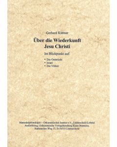 Über die Wiederkunft Jesu Christi