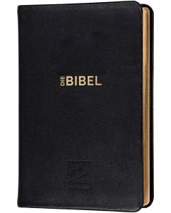 Schlachter 2000 Bibel - Taschenausgabe (Softcover, schwarz, Goldschnitt)