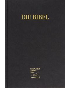 Schlachter 2000 Bibel - Großdruckausgabe (Hardcover, schwarz)
