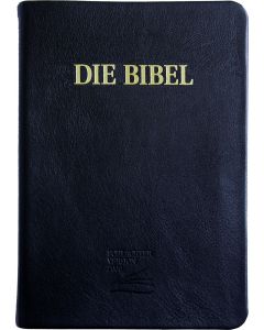 Schlachter 2000 Bibel - Großdruckausgabe (Softcover, schwarz, Goldschnitt)