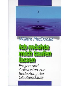 Ich möchte mich taufen lassen