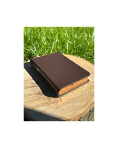 Die Bibel - Pocketausgabe (Softcover, Leder Meriva, dunkelbraun)