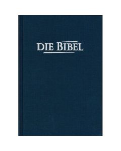 Die Bibel - größere Taschenbibel, Leinen, dunkelblau