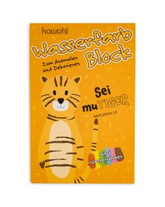 Wasserfarb-Block 'Sei mutiger'