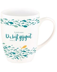 Grafiktasse 'Du bist gesegnet'