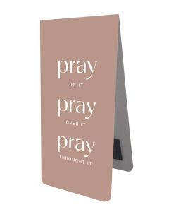 Magnetlesezeichen 'Pray on it'