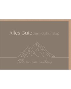 Faltkarte 'Alles Gute zum Geburtstag' 1x