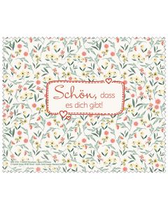 Mikrofaser-Tuch 'Schön, dass es dich gibt!'