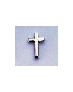 Anstecknadel 'Kreuz' silberfarben
