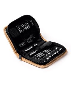 Werkzeug-Set mit 25 Zubehörteilen im Korketui