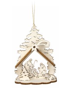 Baumschmuck 'Minikrippe' mehrteilig