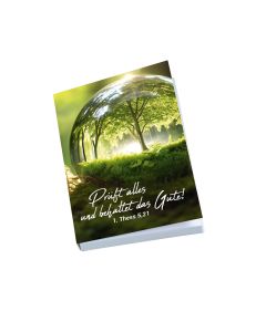 Haftnotizblock 'Prüft alles und behaltet das Gute!