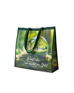 Einkaufstasche 'Prüft alles und behaltet das Gute!