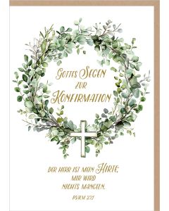 Faltkarte 'Gottes Segen zur Konfirmation'