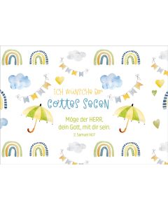 Postkarte 'Ich wünsche dir Gottes Segen.' 12 Ex.