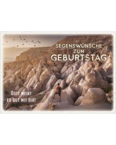 Postkarte 'Segenswünsche zum Geburtstag' 12 Ex.