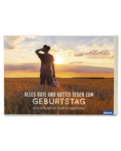 Postkartenbox 'Alles Gute und Gottes Segen zum Geburtstag'