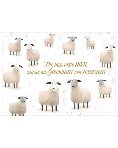 Postkarte 'Der HERR, unser Hirte, schenkt dir Gesundheit und